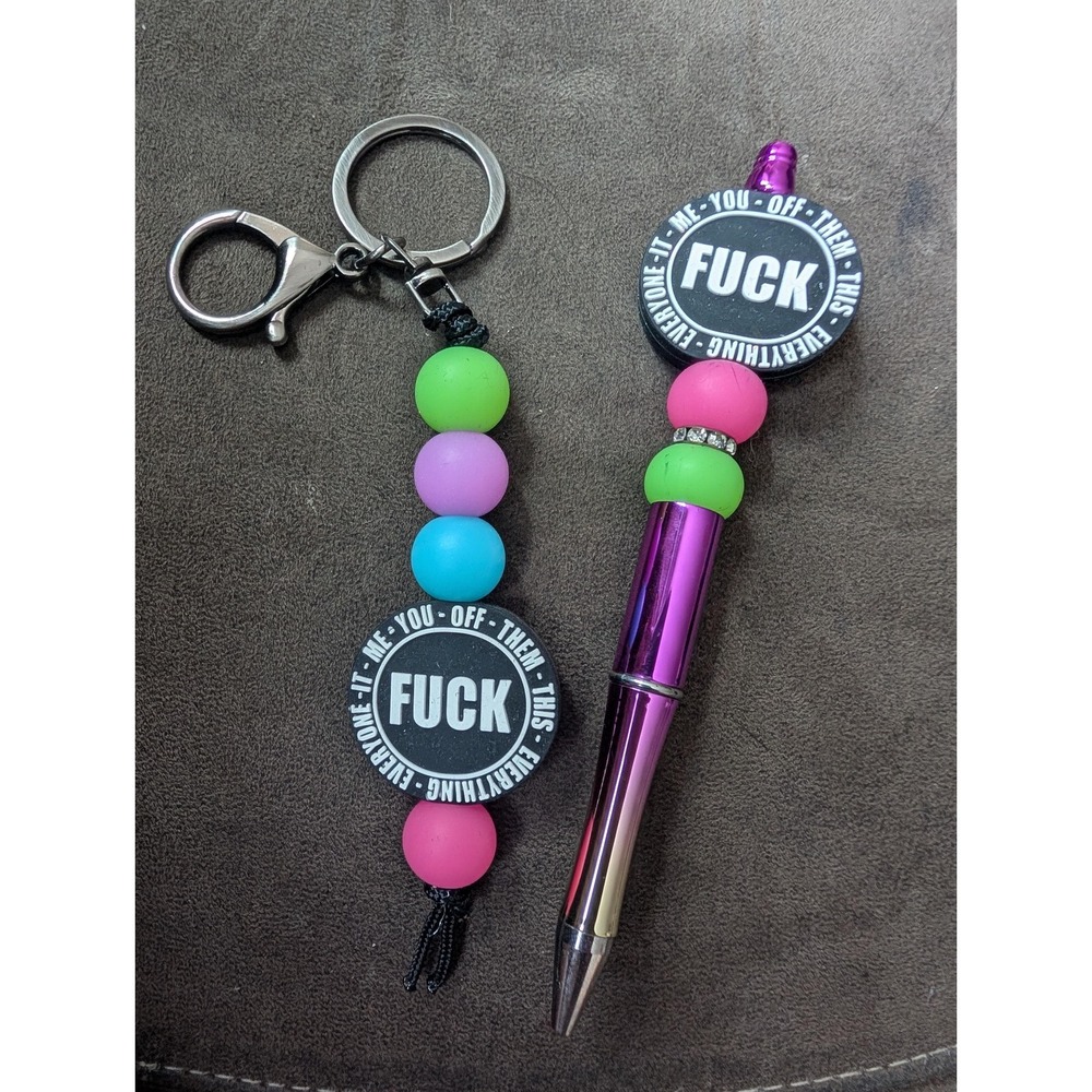 F Everything Pen & keychain‎ Set